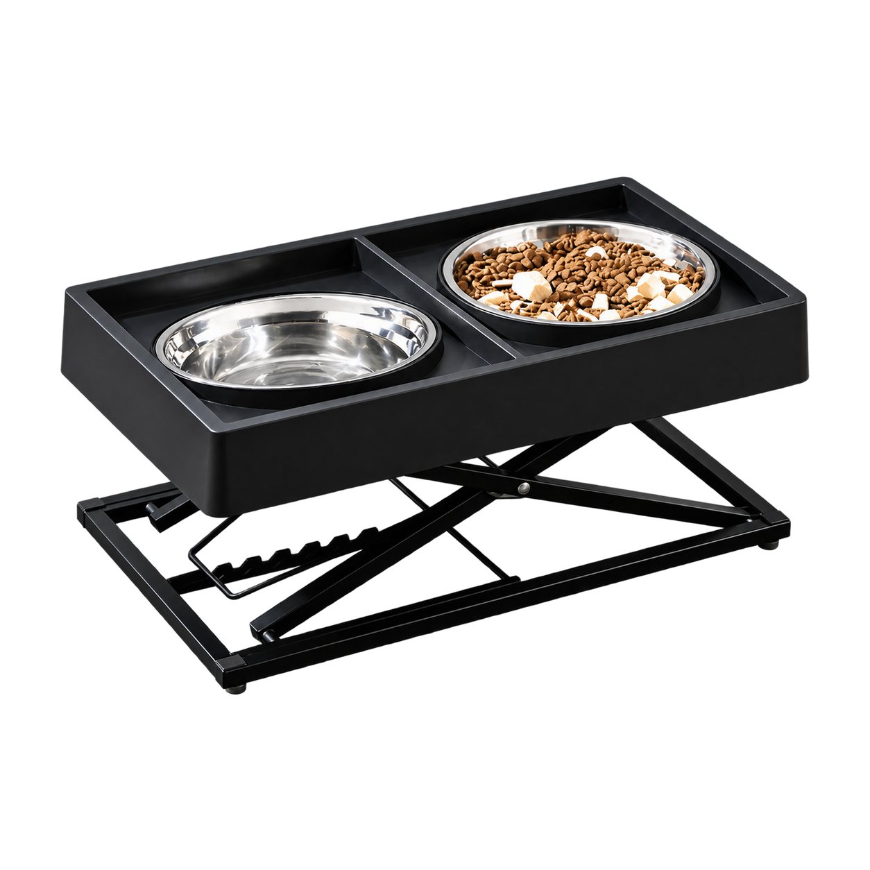 Lift double bowl feeder