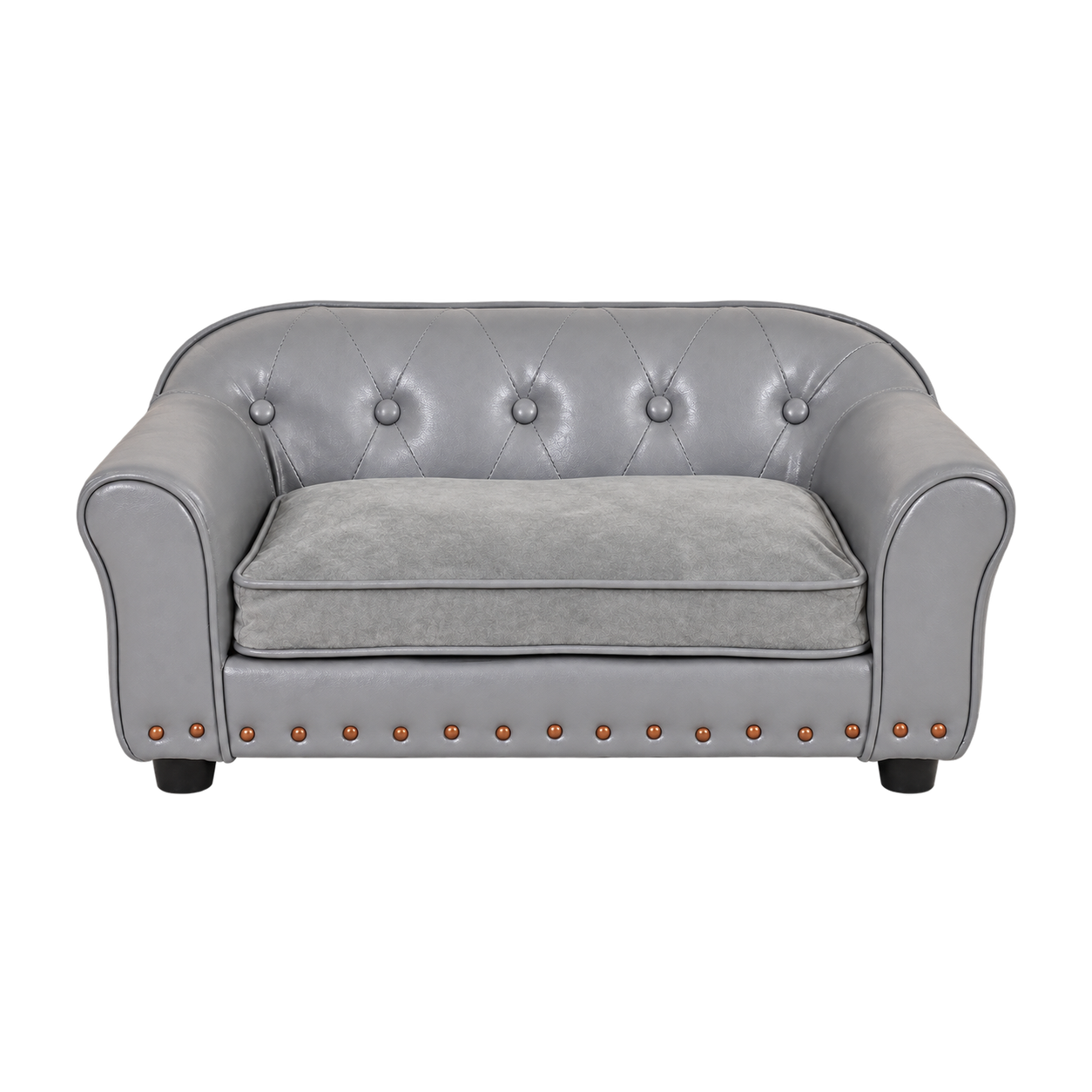 PU leather dog sofa bed