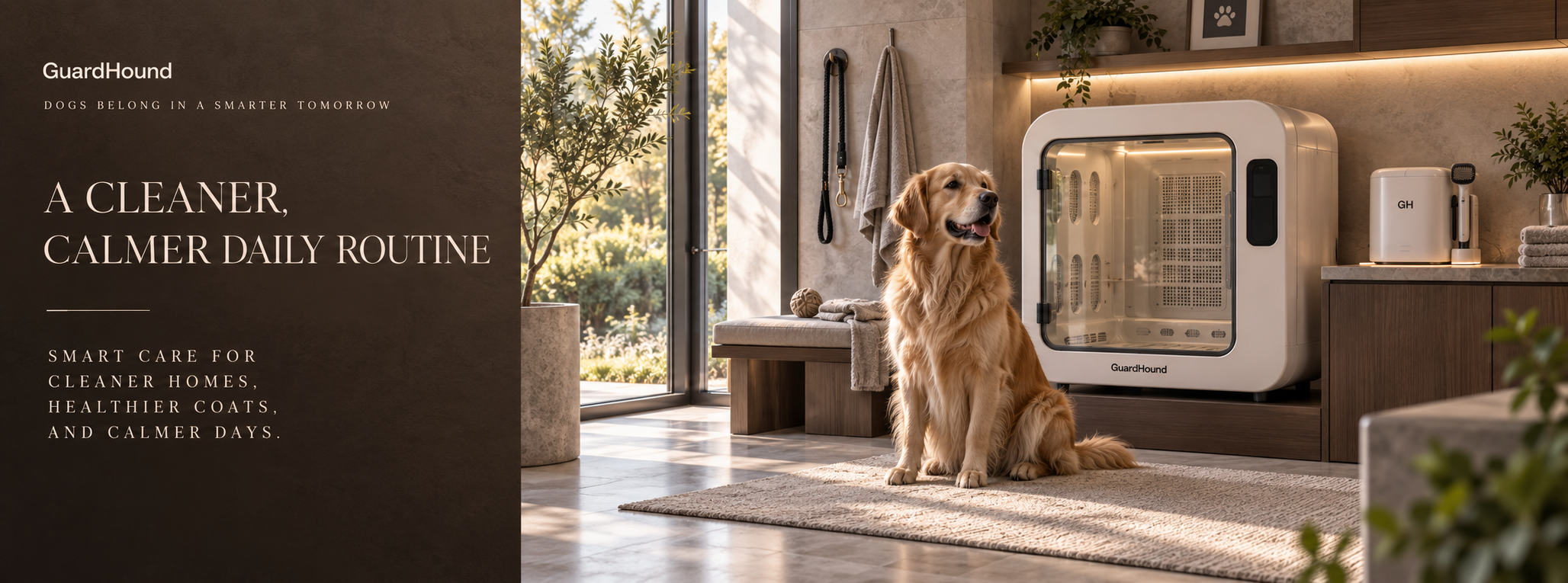 GuardHound brand campaign · smart cleaning & care