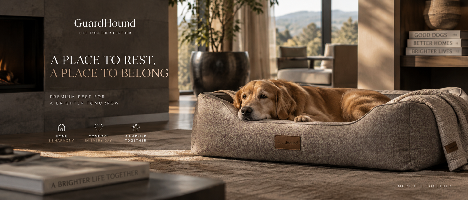 GuardHound brand campaign · sleep & home
