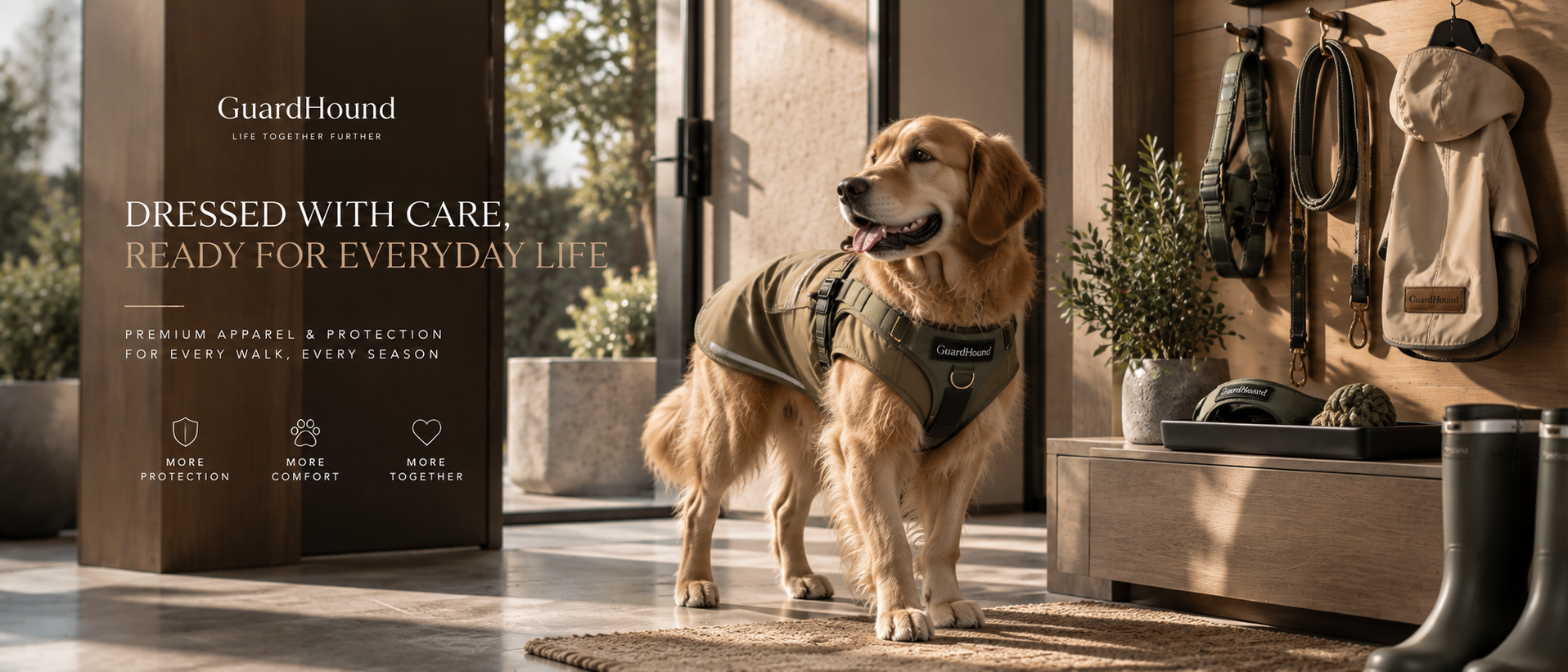 GuardHound brand campaign · apparel & protection